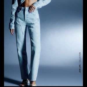 Zara straight leg jeans
